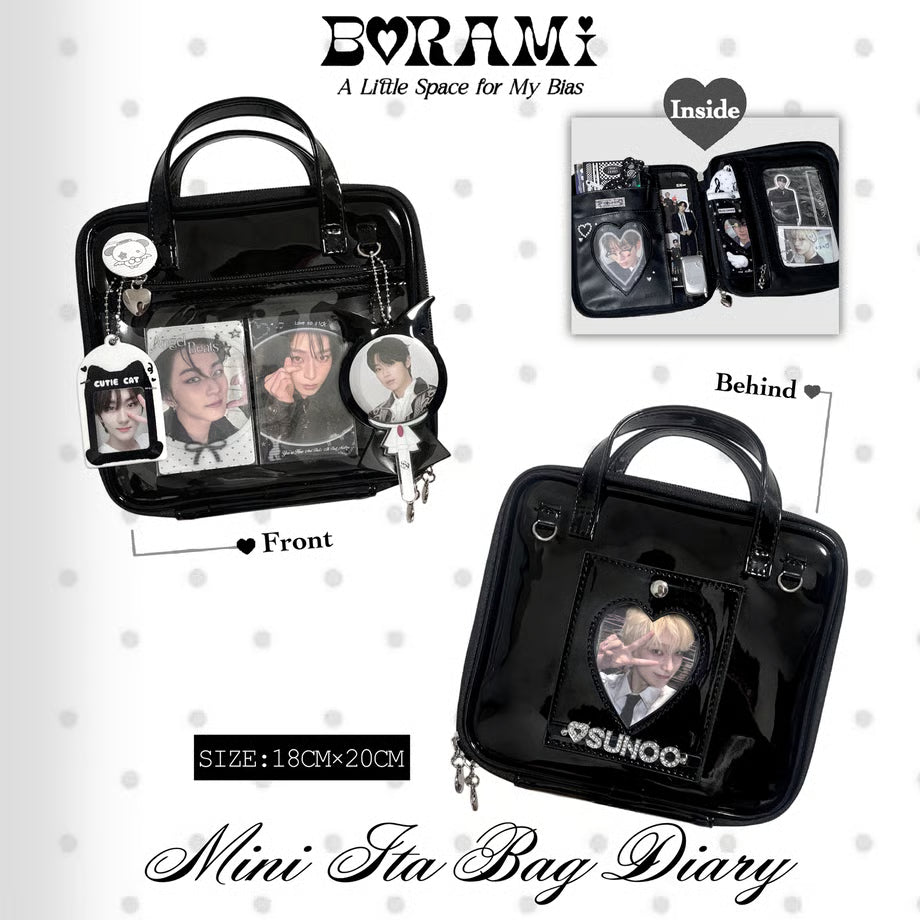 Mini Ita Bag Diary Black Ver. - BORAMI Store
