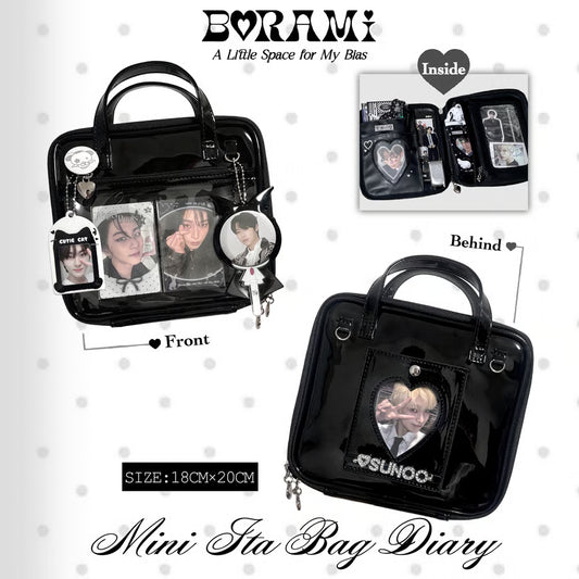 Mini Ita Bag Diary Black Ver. - BORAMI Store