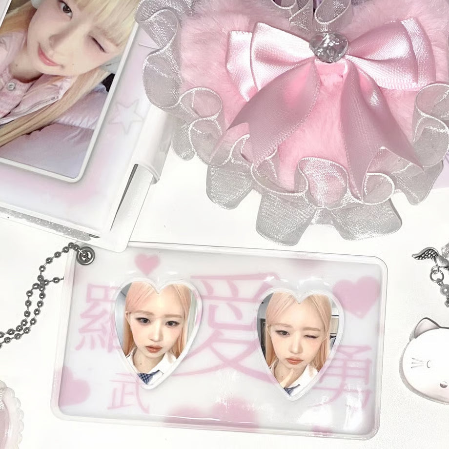 Mini ID Photocard Holder I Love You Ver. - BORAMI Store