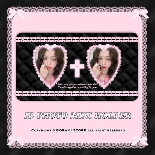 Mini ID Photocard Holder BlackPink Ver. - BORAMI Store