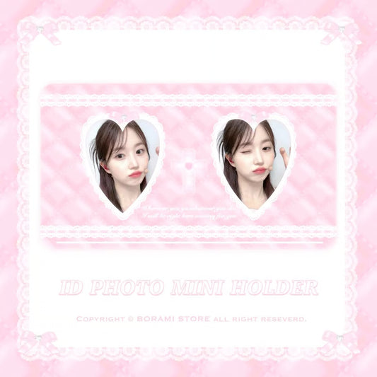Mini ID Photocard Holder Pink Ver. - BORAMI Store