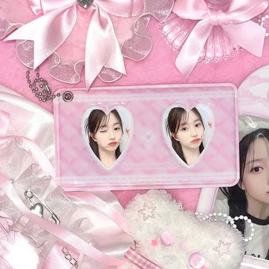 Mini ID Photocard Holder Pink Ver. - BORAMI Store