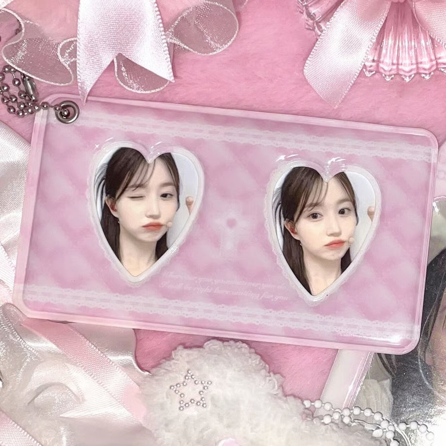 Mini ID Photocard Holder Pink Ver. - BORAMI Store