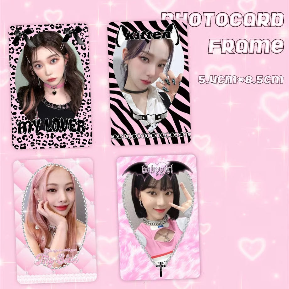 Photocard Frame Set of 4 BlackPink Ver. - BORAMI Store