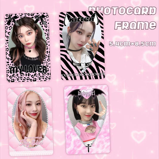 Photocard Frame Set of 4 BlackPink Ver. - BORAMI Store