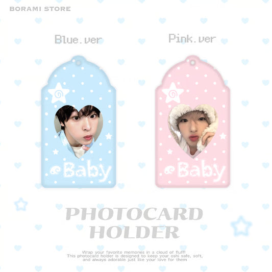 Baby Photocard Holder Pink/Blue Ver. - BORAMI Store