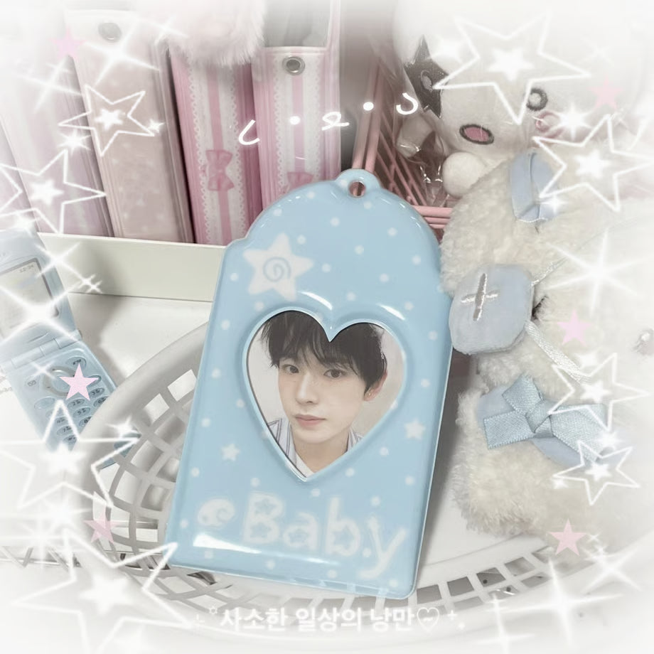 Baby Photocard Holder Pink/Blue Ver. - BORAMI Store