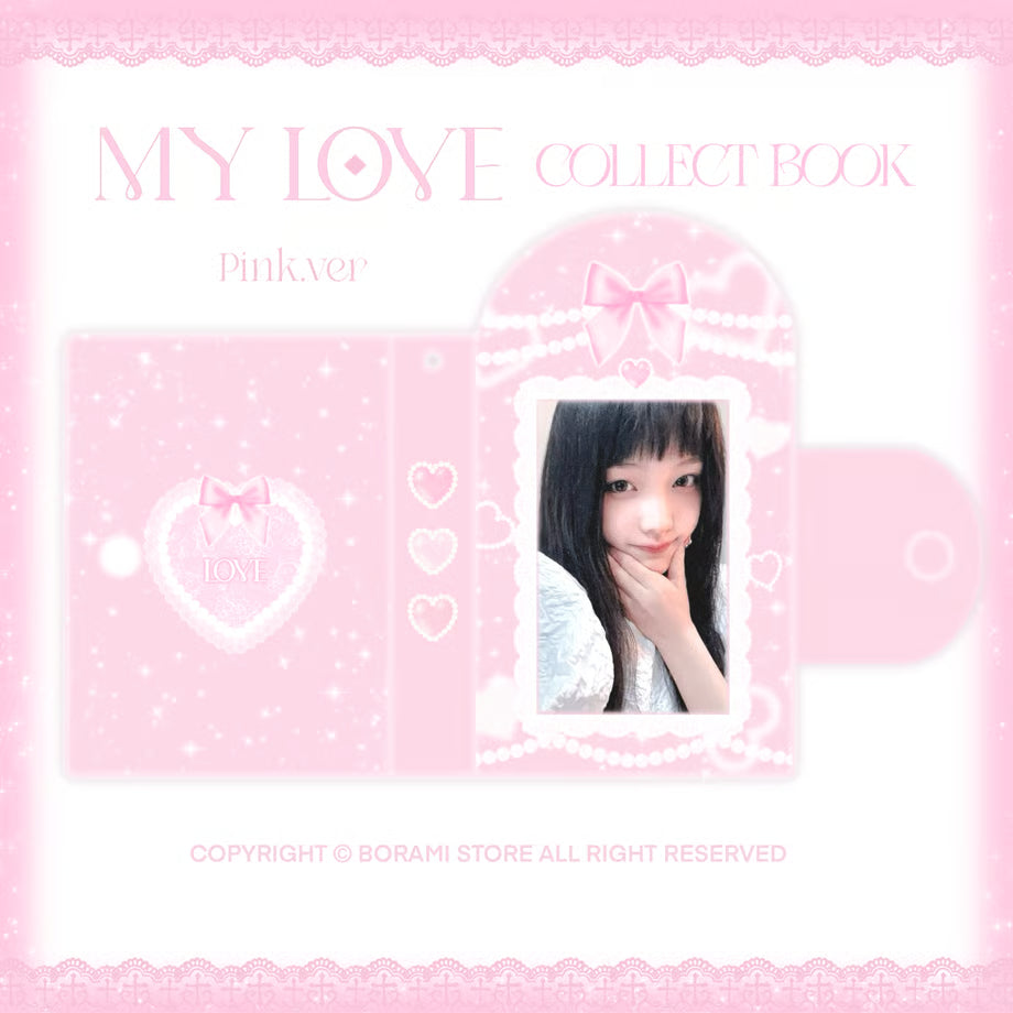 Collect Book Photocard Case My Love Pink Ver. - BORAMI Store