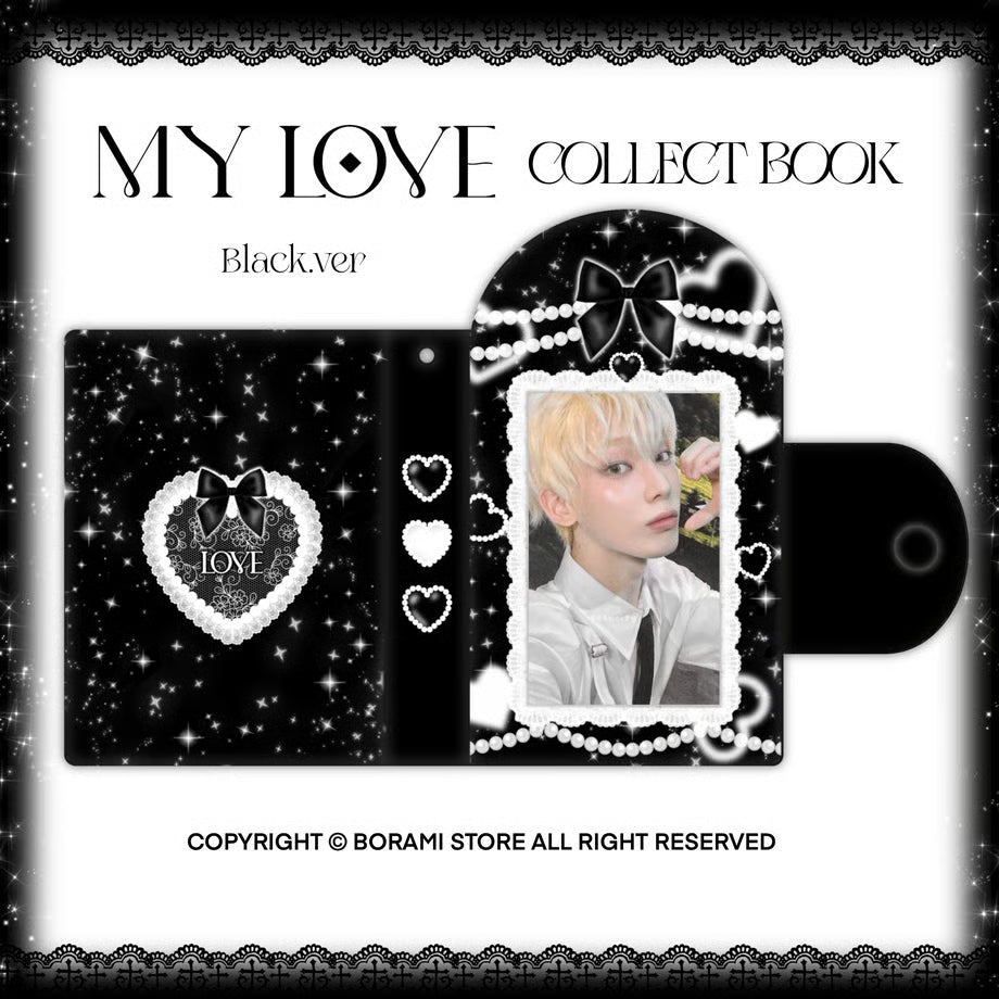 Collect Book Photocard Case My Love Black Ver. - BORAMI Store