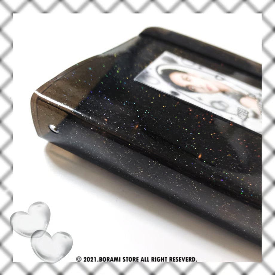 Black Glitter Binder - BORAMI Store