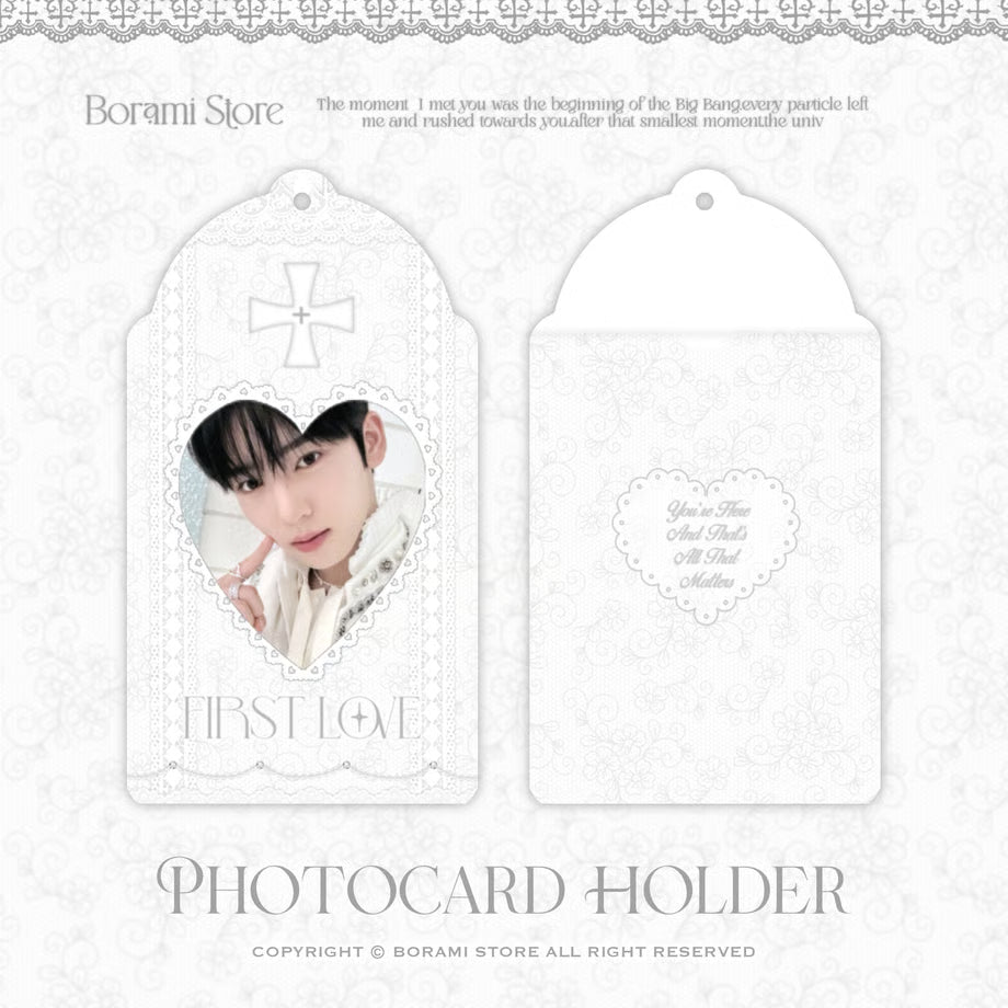 Photocard Holder First Love White Ver. - BORAMI Store