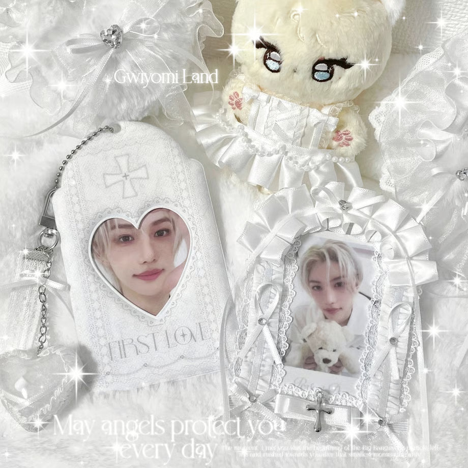 Photocard Holder First Love White Ver. - BORAMI Store