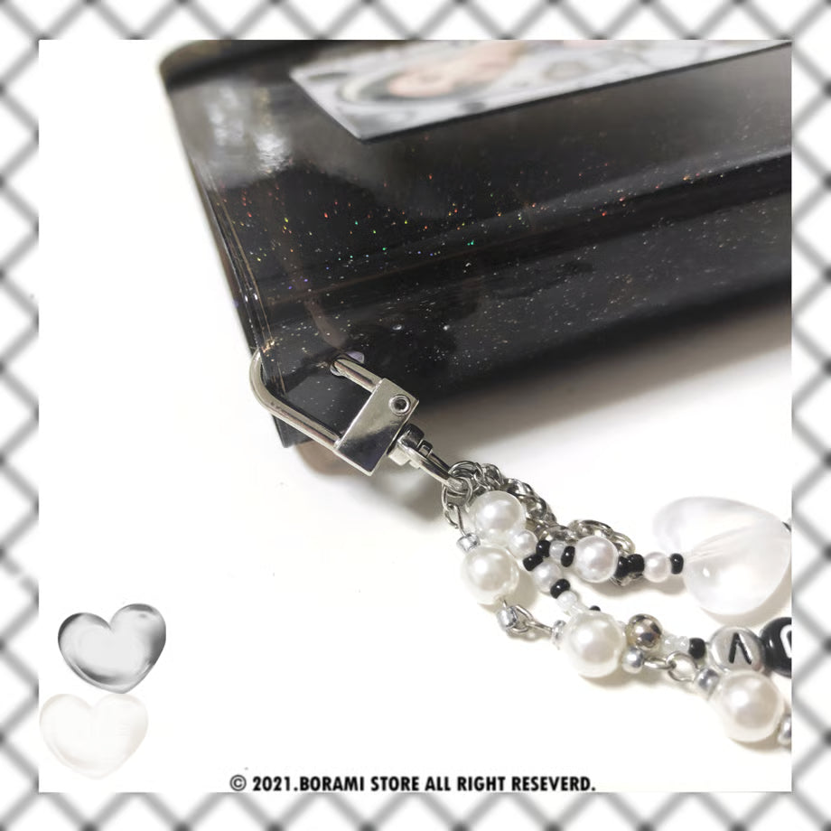 Black Glitter Binder - BORAMI Store