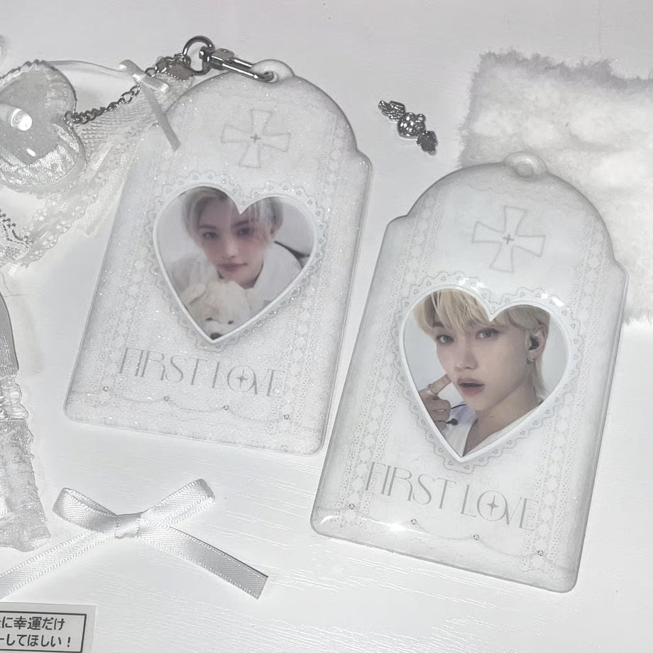 Photocard Holder First Love White Ver. - BORAMI Store