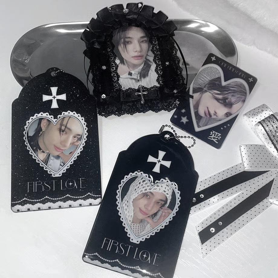 Photocard Holder First Love Black Ver. - BORAMI Store