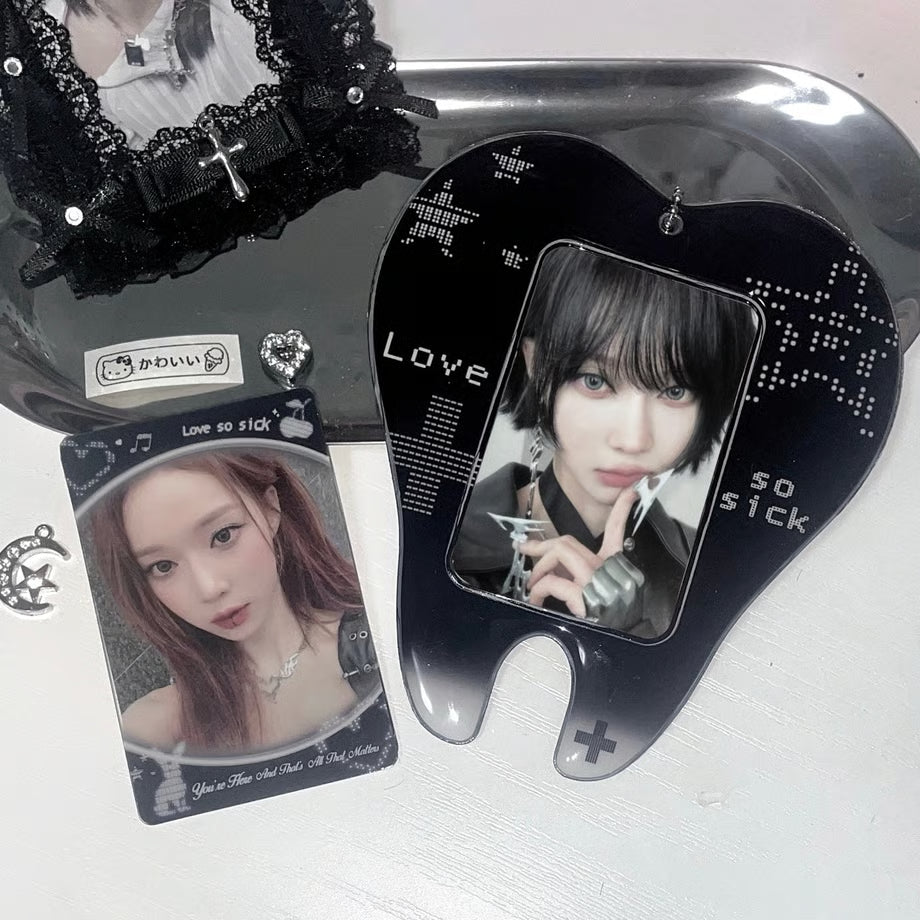 Photocard Holder Cherish Love Black Ver. - BORAMI Store