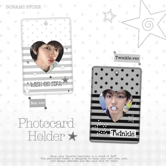 Photocard Holder Twinkle/Star Ver. - BORAMI Store