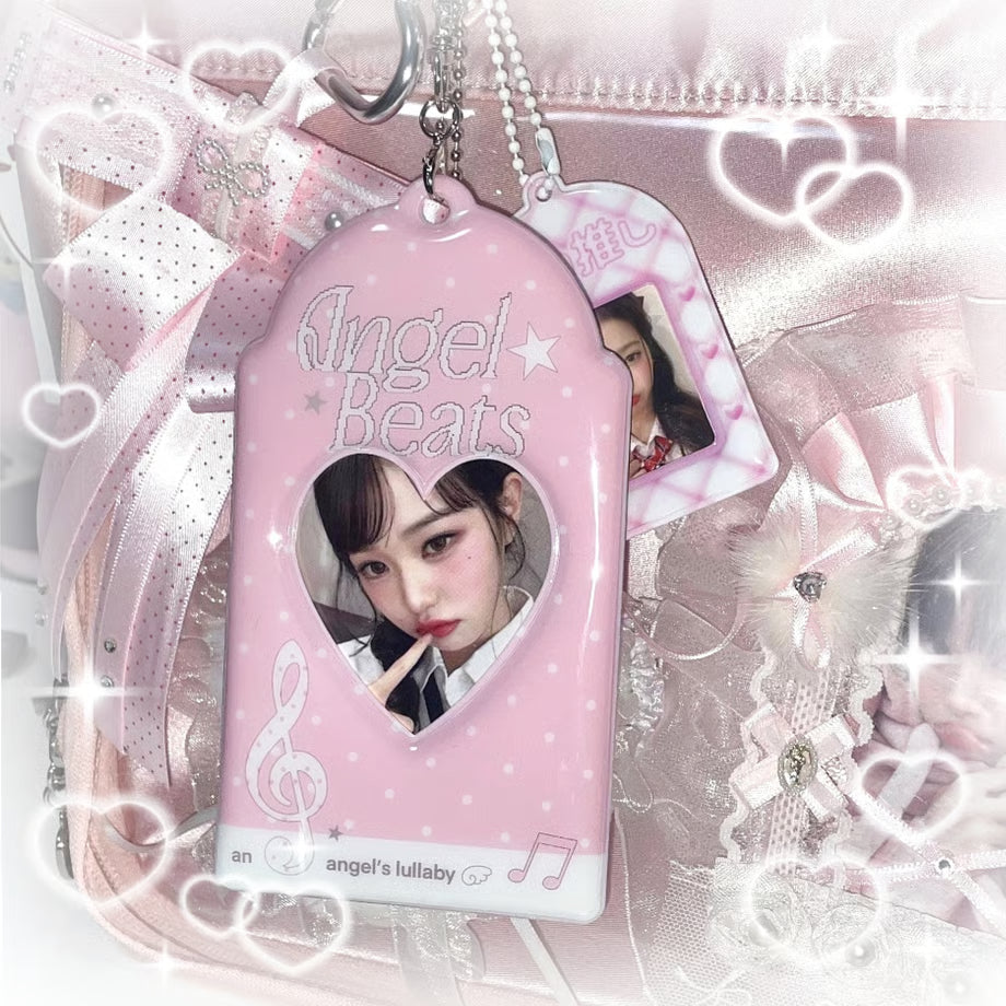 Photocard Holder Angel Beats Pink Ver. - BORAMI Store