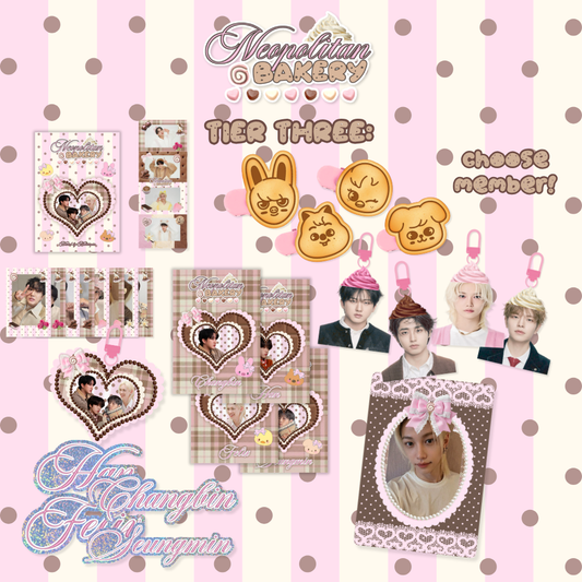 Stray Kids Neapolitan Bakery Event Tier 3 Pack (Choose Member)