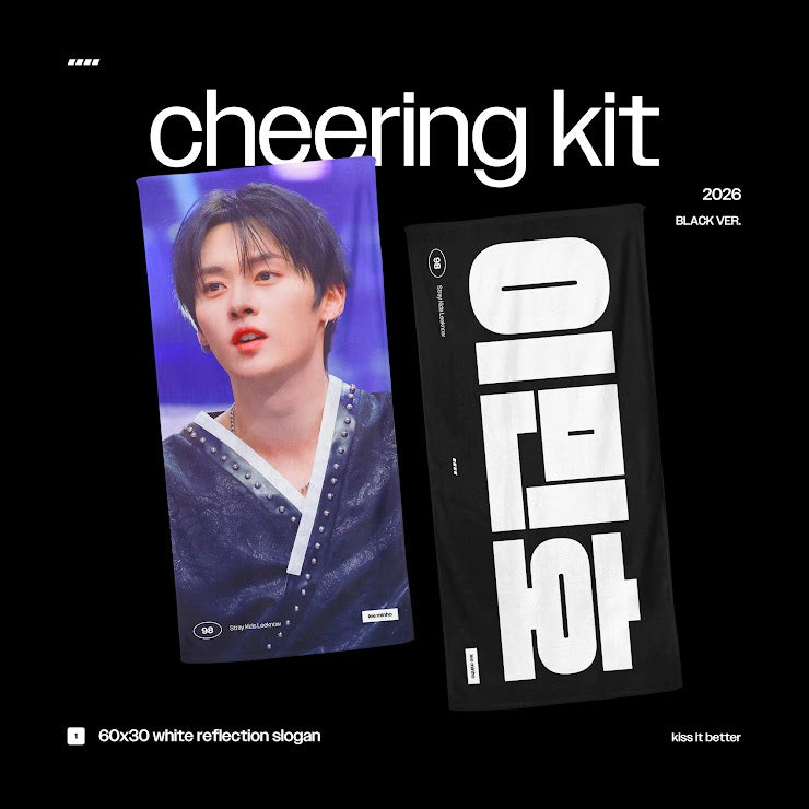 [PRE-ORDER] Stray Kids Lee Know 2026 Cheering Kit - Black Ver.